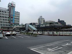 仮設橋上駅舎(北口)